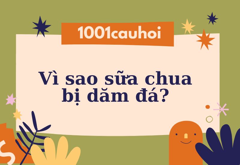 Vì sao sữa chua bị dăm đá? Nguyên nhân, cách khắc phục